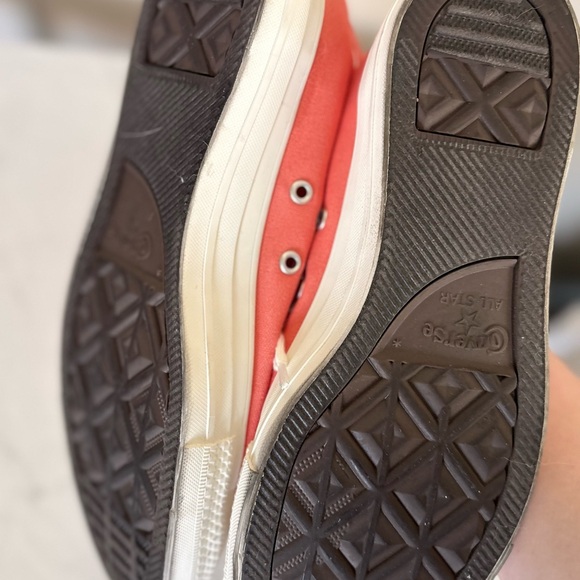 Converse Chuck Taylor Coral Floral Embroidered High Top Sneaker Shoes Size 9 - Picture 4 of 6